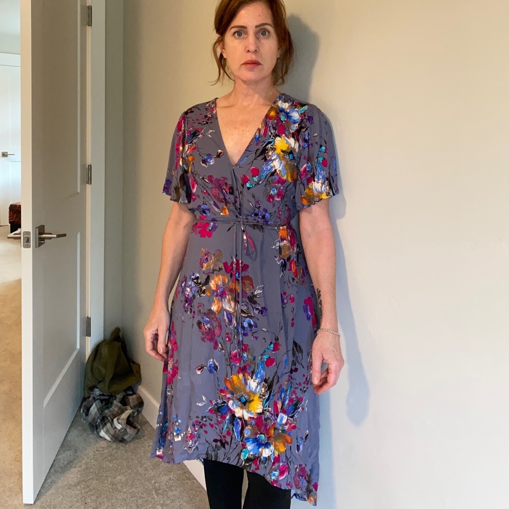 Gorgeous print Faveur wrap dress